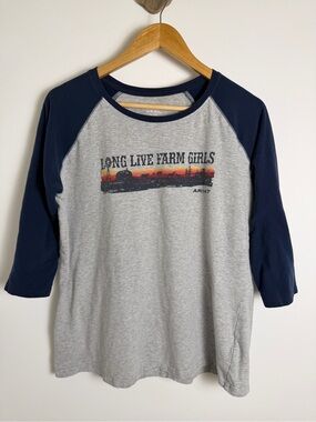 Ariat Long Live Farm Girls Raglan Tee